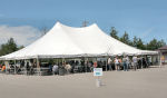 Picture of the Auction Tent