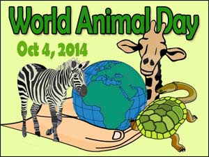 Celebrate World Animal Day 2014