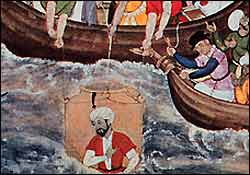 Alexander the Great is Lowered into the Sea