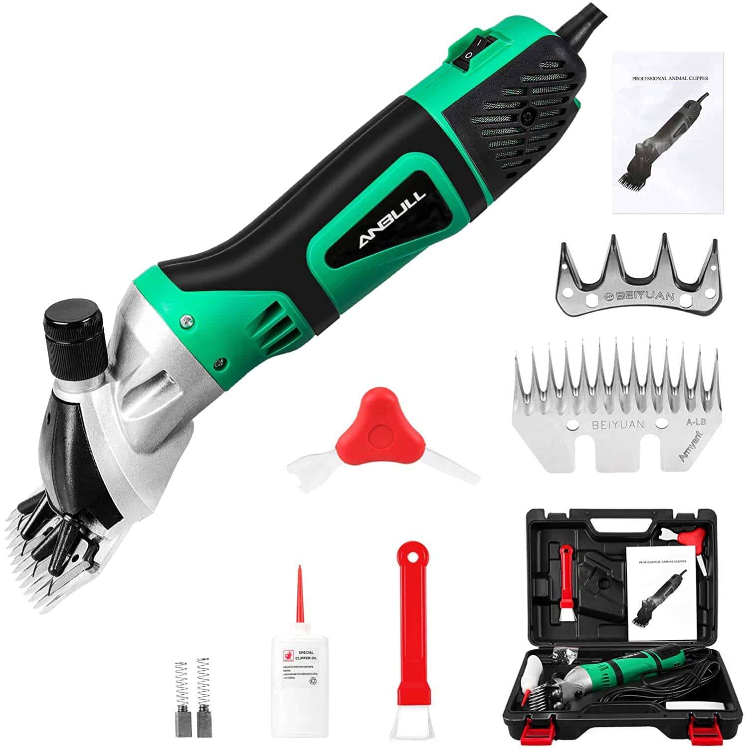 Anbull 550W Electric Sheep Shears Professional 6-Speed Clippers (1)