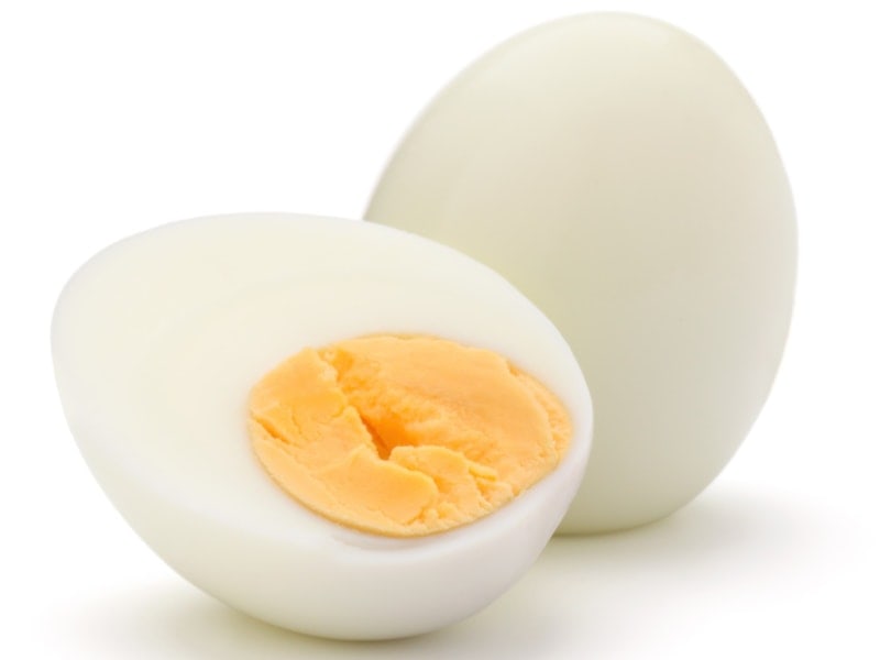 Egg with plae yolk