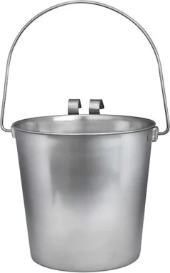 Indipets Heavy Duty Pail with Hooks
