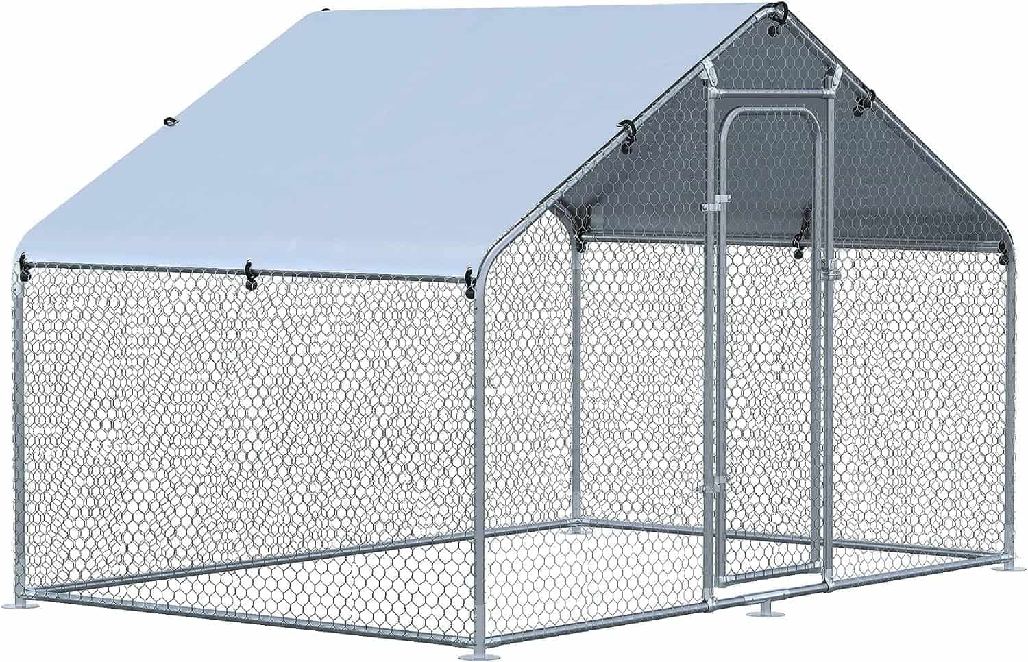 PawHut Walk-in Poultry Cage
